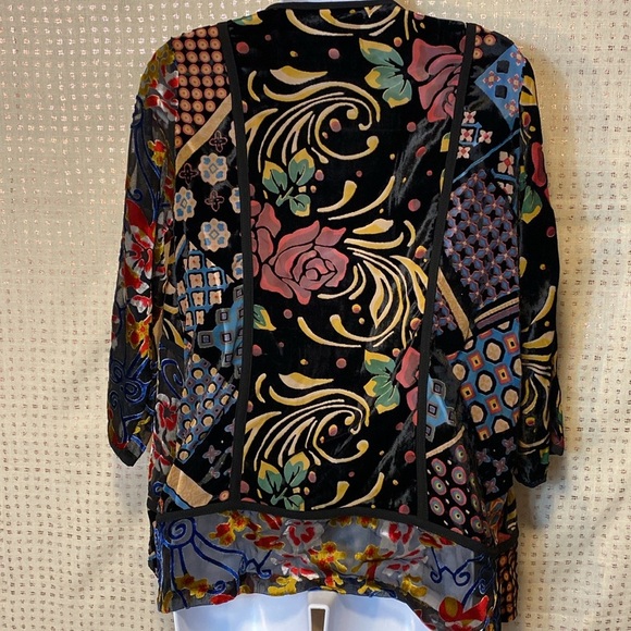 Multiples Panel Burnout Open Jacket - Picture 8 of 10